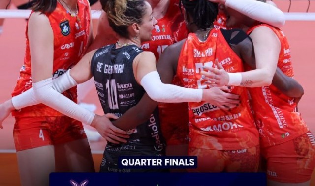 天天盈球-31岁朱婷欧冠献神作！极限救球变直接得分 主帅+队友激动跪地膜拜