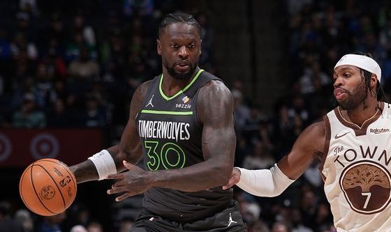 天天看球-兰德尔18+7戈贝尔15+17 森林狼主场大胜复仇勇士